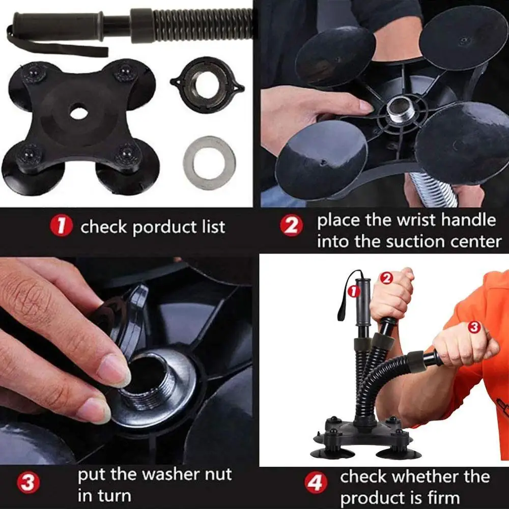 Крепкий тренажер для рук и запястья предплечья стальной фитнеса