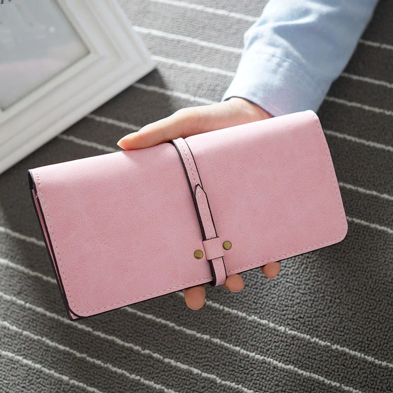 

Модные женские кожаные кошельки, длинный держатель для кредитных карт, сумка с органайзером, карман для монет, женская сумка для рук