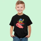 Новинка 2020, Детская футболка для мальчиков, суперфигурка, OUTLAW CLINT, Superzings, серия 5, топы для маленьких девочек, футболки, детская одежда