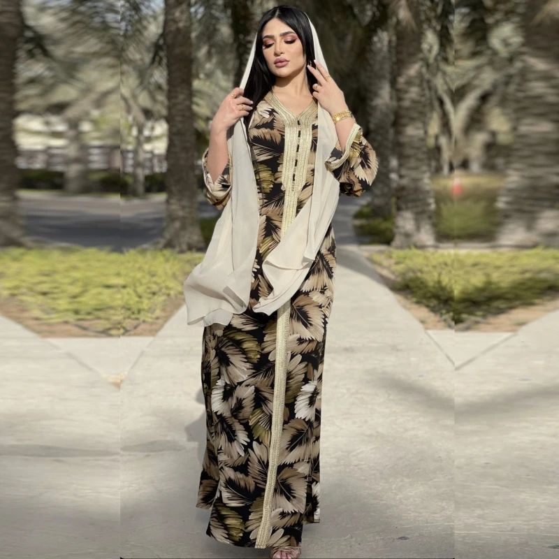 

Женское платье-макси с цветочным принтом, длинное вечернее платье с Африканским принтом, весна-лето 2021