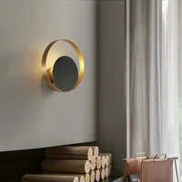 modern led wall lamp gold nordic creative sconces lighting fashion and simple dining living bedroom bedside indoor decor lights