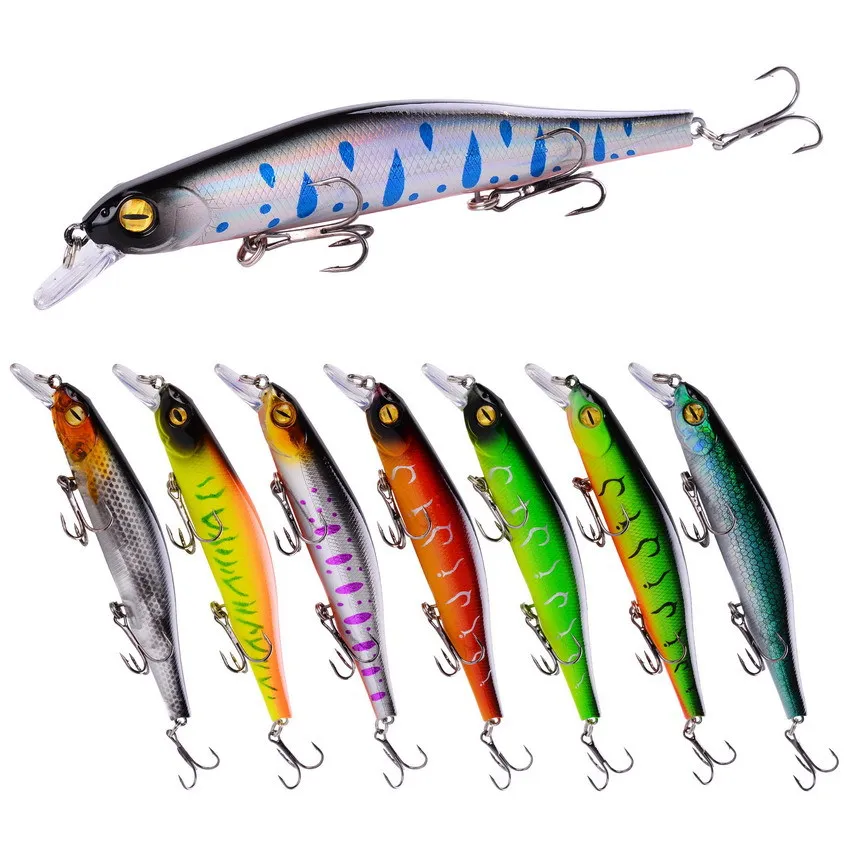 

1 шт. рыболовные приманки Minnow Crank 17 г, 12,5 см, воблер, твердая, рыболовные снасти