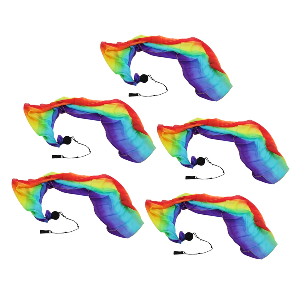 

5 шт. танец живота шелковая вуаль пой бросить мяч прочная цепочка Танцы аксессуары