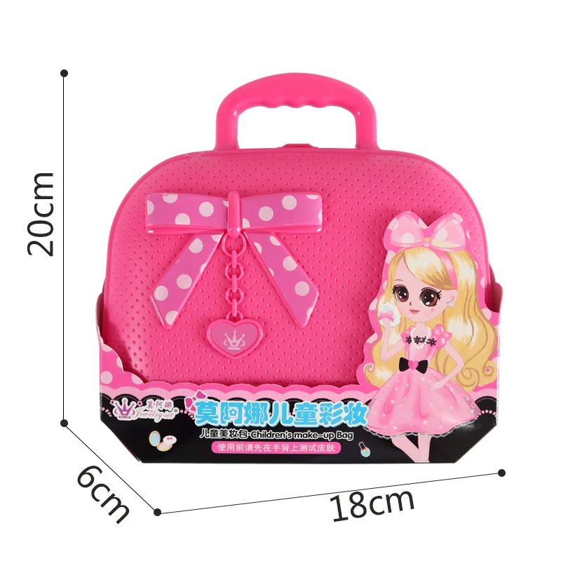 Модный набор для макияжа девочек игрушки губная помада палитра безопасный