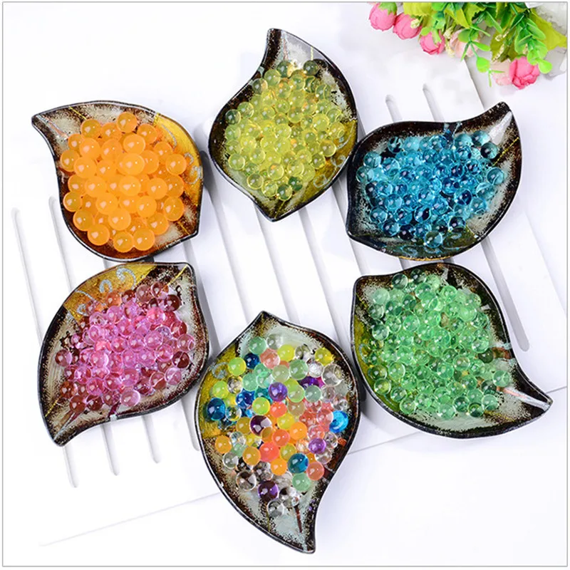 

500PCS/ 5bag polychromatic crystal mud crystal earth sponge crystal beads colored pottery bubble beads soilless culture