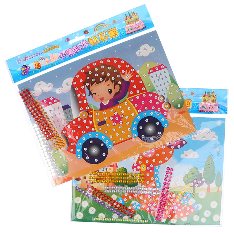 Комплект из 2 предметов сделай сам со стразами ручной работы наклейки