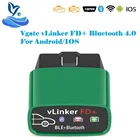 Высококачественный vgate vlinker FD + ELM 327 Bluetooth 3,04,0 forscan WiFi автоматический диагностический ODB2 автоматический инструмент, вращение 327 в 1 5