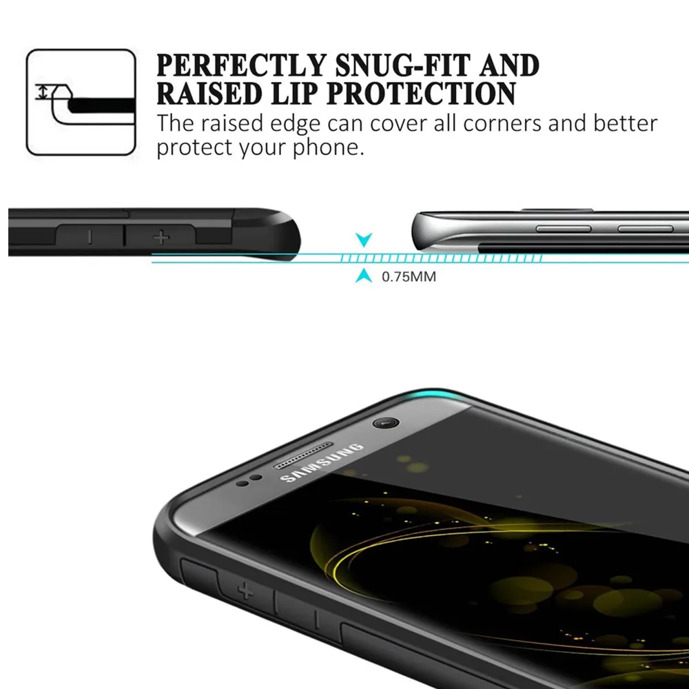 Чехол-кошелек для Samsung Galaxy S7 Edge с держателем карт S 7 задняя крышка бампер чехол