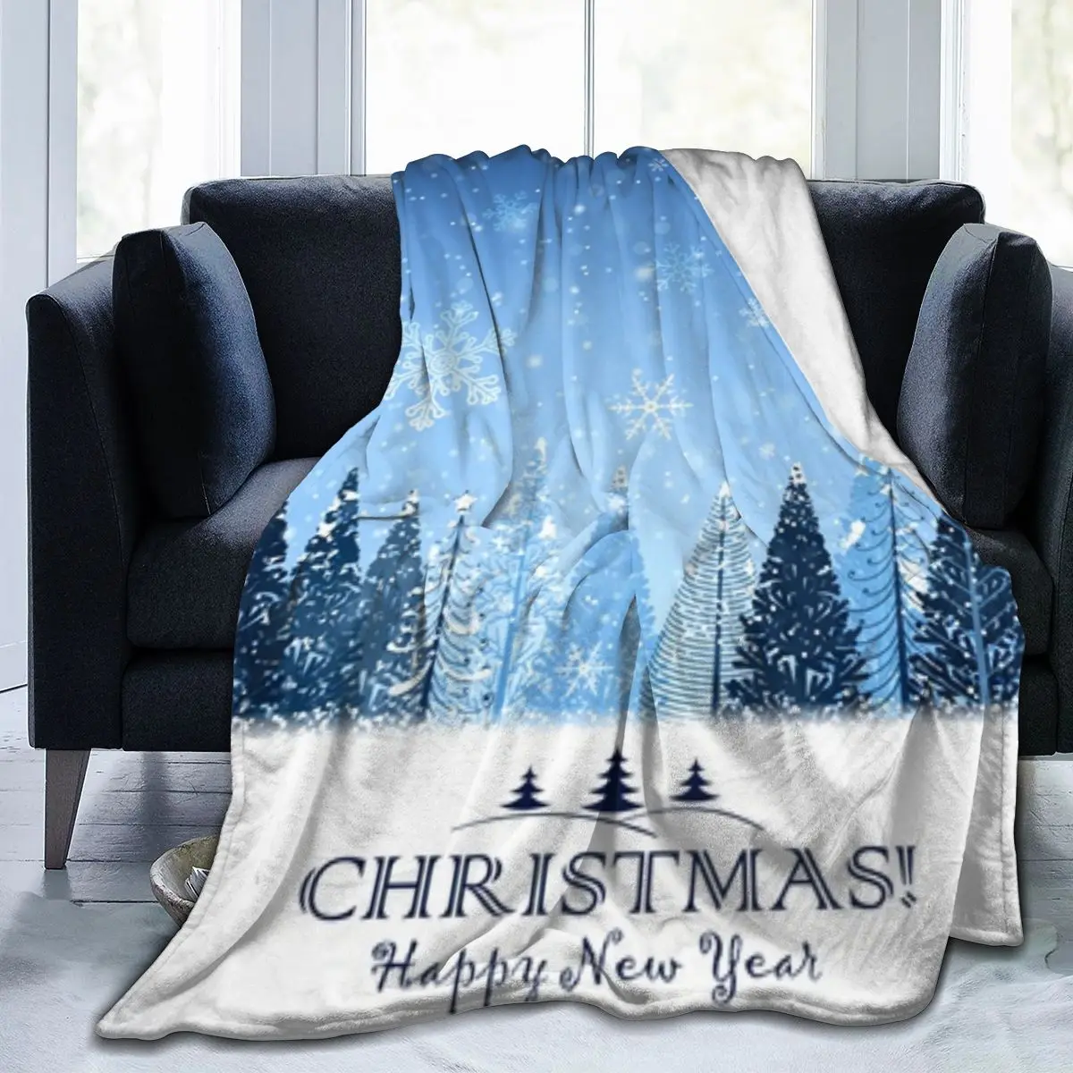 

Теплое уютное Флисовое одеяло с Санта-Клаусом для детей и взрослых