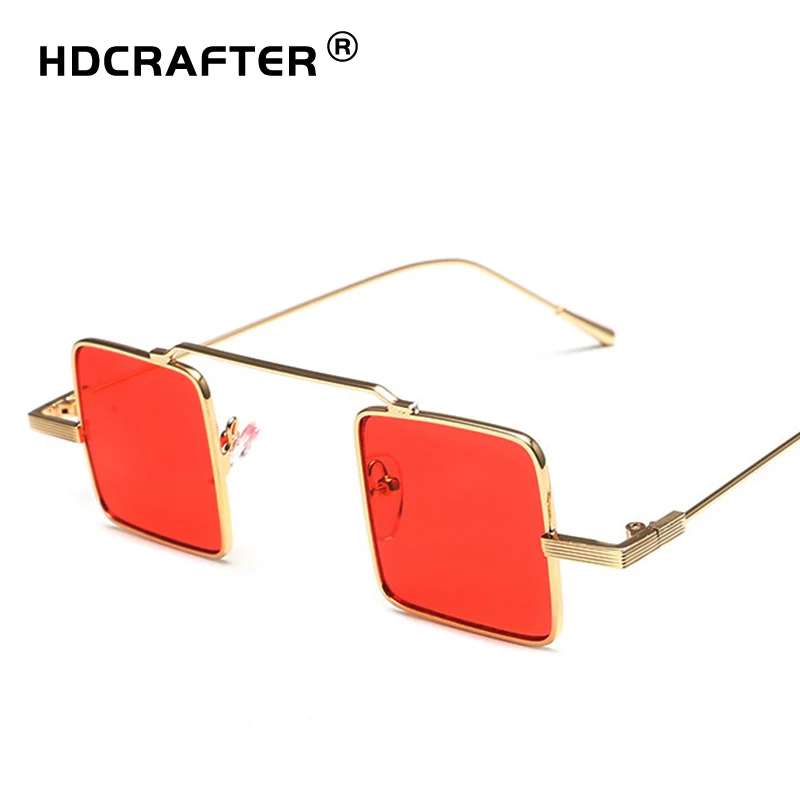 2019 маленькие металлические оправа квадратные очки мужские винтажная