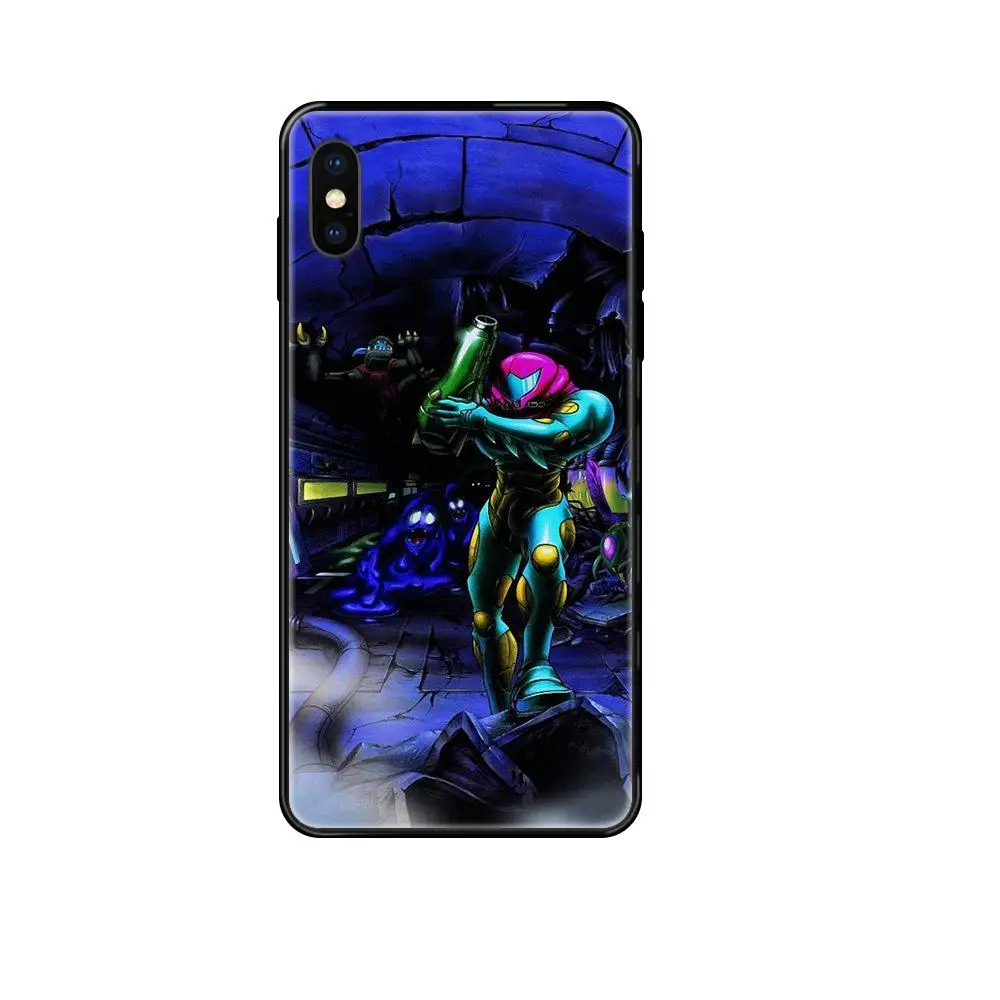 Новый уникальный черный мягкий ТПУ чехол Metroid для Xiaomi Redmi 3S 4X 4A 5 5A 6 6A 7 7A 8 8A 8T 9 9A K20 K30