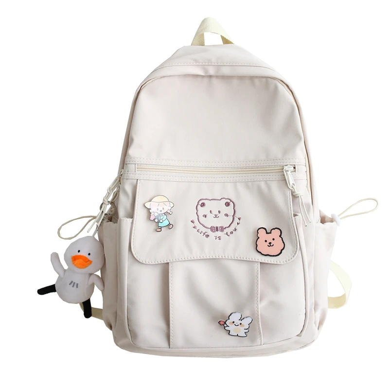 

kawaii Junior High School Bags for Teenage Girls Backpack Women Bookbags Lightweight Student Bag School Female Teen Schoobag