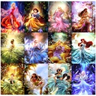 Алмазная живопись Disney, мультяшный персонаж принцессы, 5D, творческая вышивка, квадратная вышивка крестиком, хобби, подарок, мозаика, украшение для дома