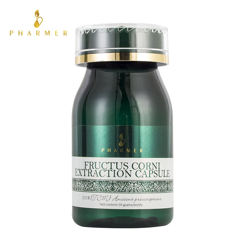 

Pharmer Fructus Corni Extraction Capsule, Help Lack of Source of Kidney Refinement and Insufficiency of Kidney Refinement, 50pcs