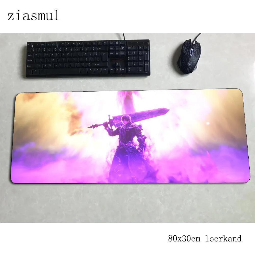 Final fantasy xiv коврик для мыши 80x30 см, 3d коврик для компьютерной мыши, игровые аксессуары xl, большой коврик для мыши, клавиатура, игры, pc gamer