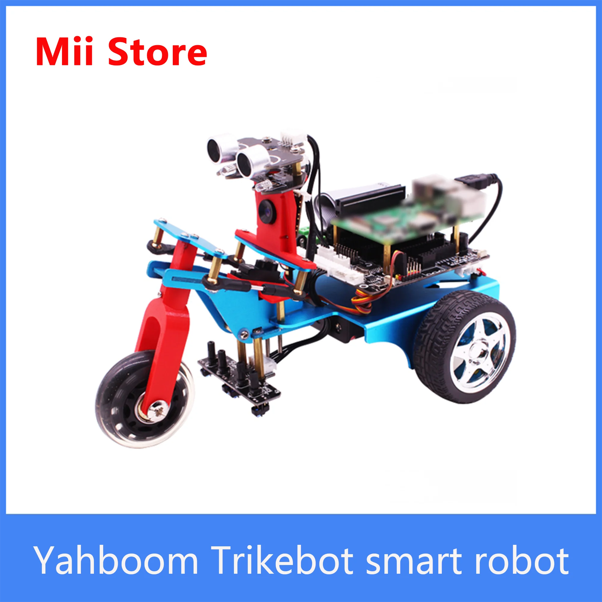 Паровое Программирование 3WD умный робот автомобильный комплект для Raspberry Pi 3B +/4B С