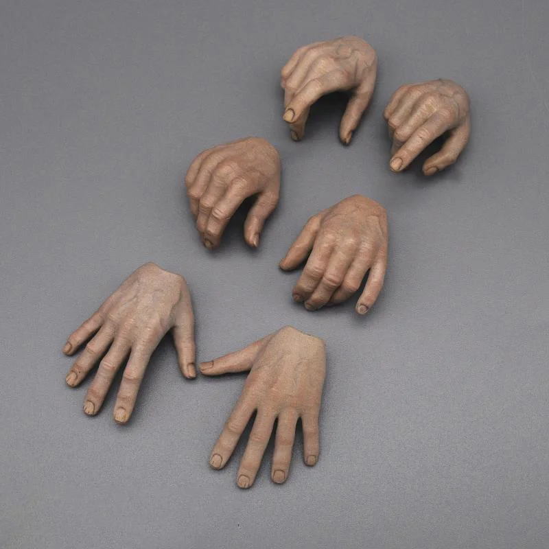 

Аксессуары для солдатиков в масштабе 1/6, Sith Emperor Old Man Hand зомби Hand, 6 шт. для 12-дюймовых экшн-фигурок, сменная ручка, «сделай сам» дисплей