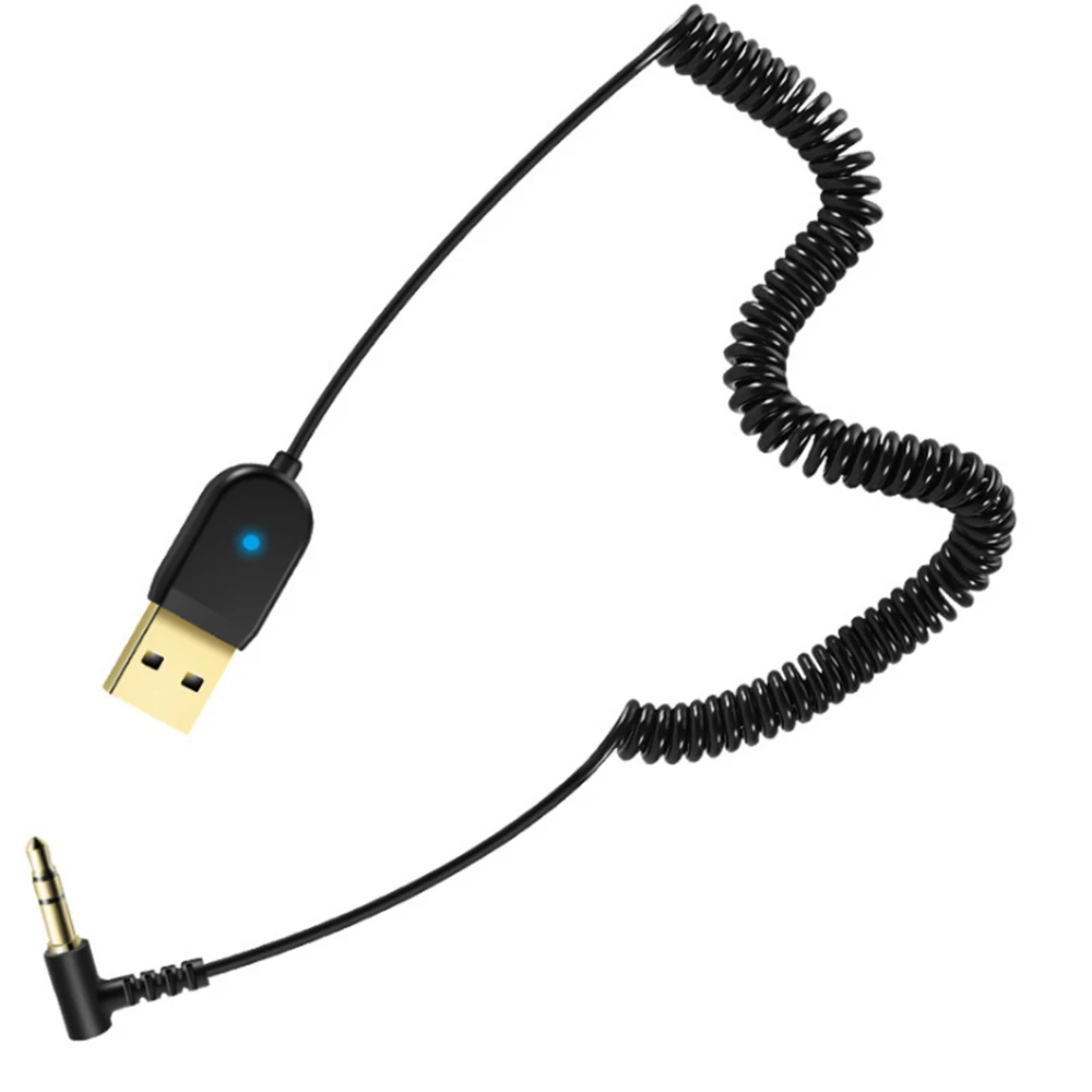 JINSERTA беспроводной USB кабель программный ключ автомобильный 3,5 мм разъем Aux Bluetooth аудио приемник адаптер динамик музыкальный передатчик