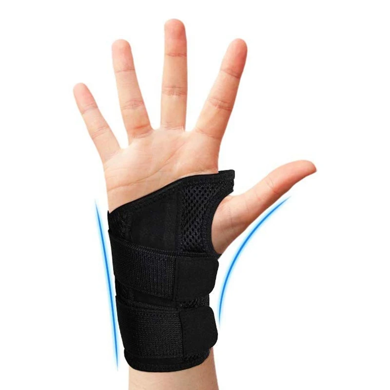 Бандаж для поддержки запястья ночной спящий туннель левой и правой руки от