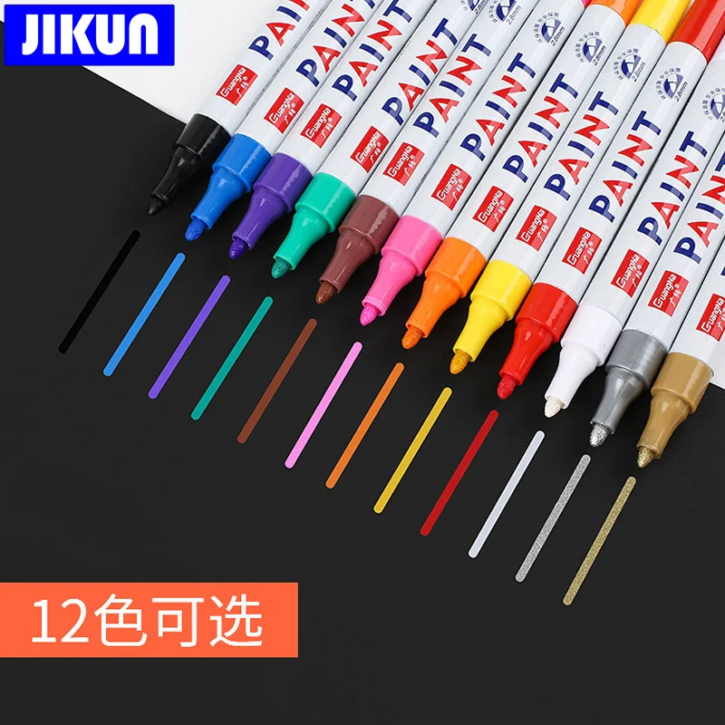 Автомобильные акриловые маркеры JIKUN 12 шт. ручки для рисования граффити