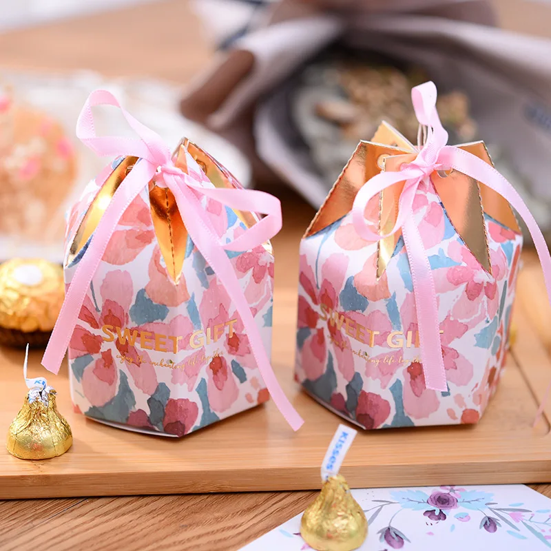 

Wedding Favor and Candy Box Gift Bag Paperboard Gift Box Chocolate Boxes Cookies Bag Kids Birthday Supplies Wedding Decoration