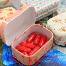 1 шт. мини металлические банки с крышкой для конфет ювелирные изделия с чеканкой банки для денег Упаковка подарков коробка таблетки наушники Органайзер герметичный Железный Олово