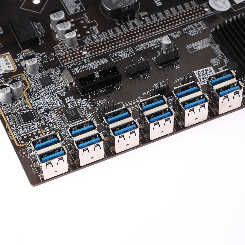 b250 btc mining machine motherboard 12 x usb 3 0 to pci e 16x graphics card slot ddr4 miner mainboard for lga 1151 cpu free global shipping