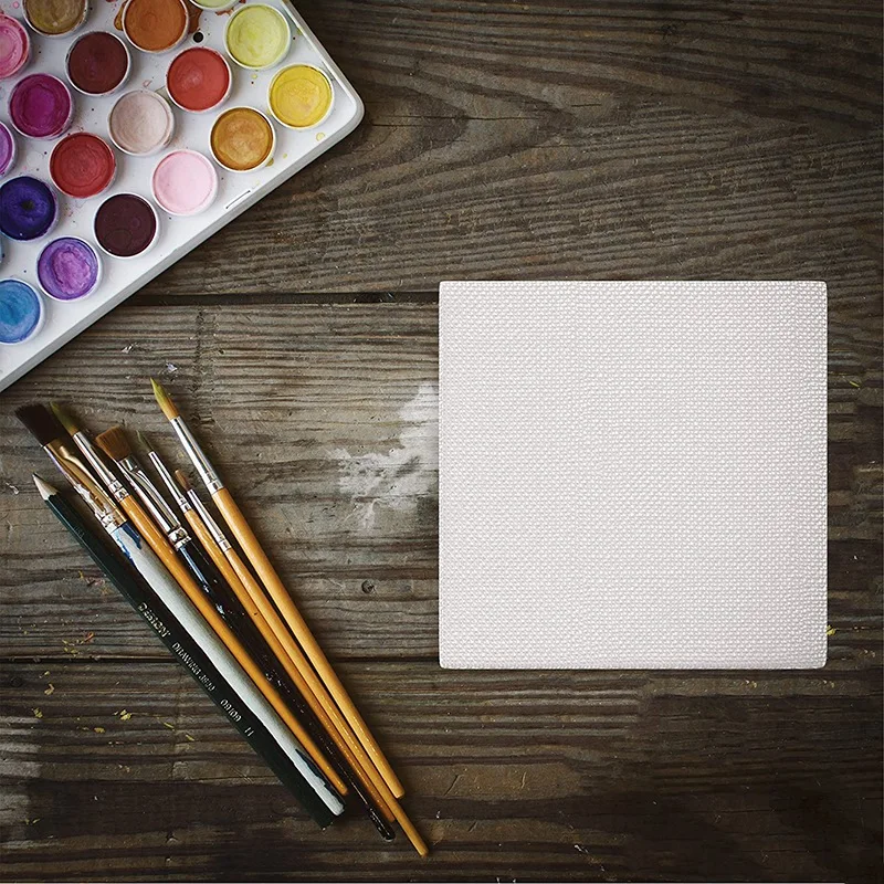 12 шт. белые пустые художественные доски мини растягивающаяся художественная