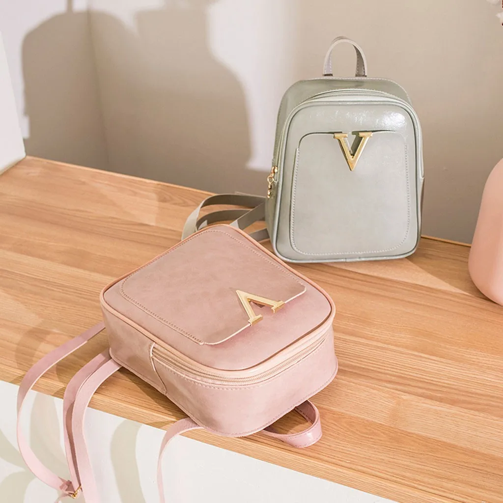 Мини рюкзак для женщин сумка через плечо из искусственной кожи девочек