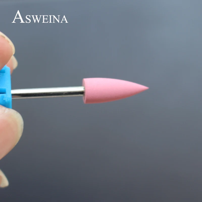 Asweina 1 шт. розовый цвет буфер для ногтей инструменты полировки электрического