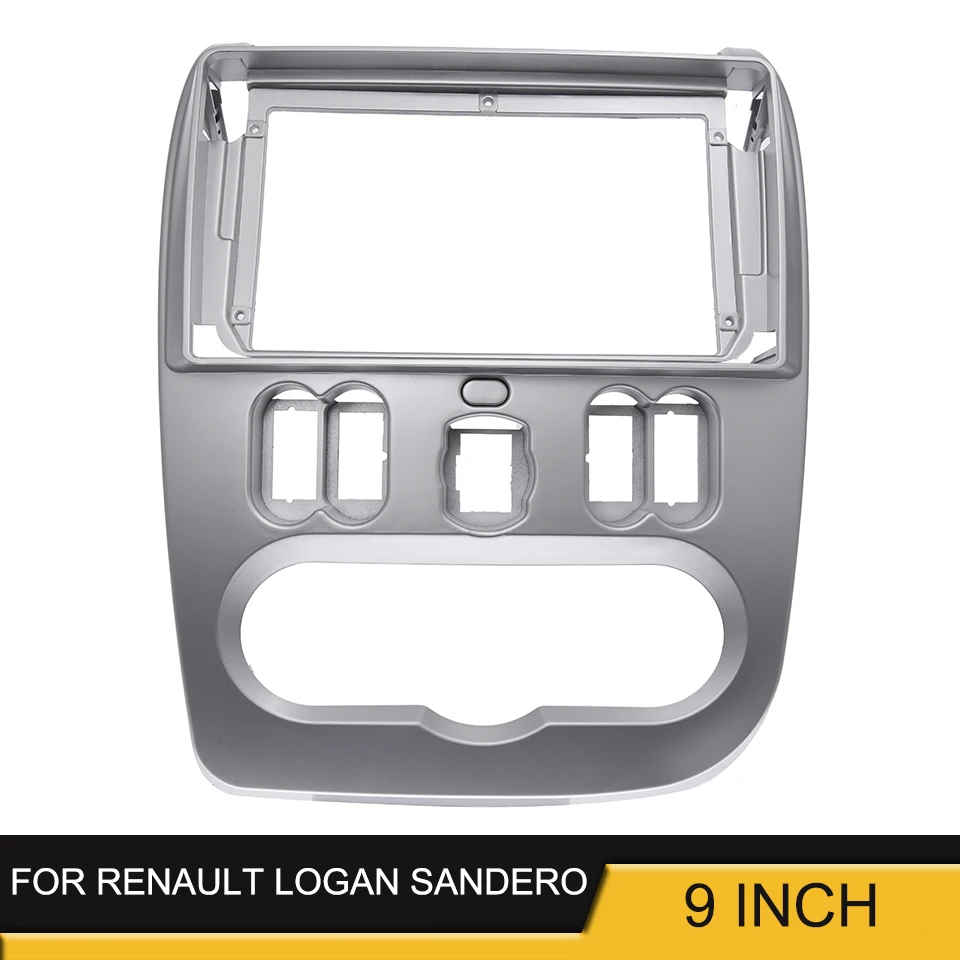 Панель-переходник для автомобильного стерео DVD-плеера 9 дюймов Renault Logan Sandero 2009-2013 2