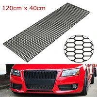120x40cm universal car styling air intake racing honeycomb meshed grille spoiler bumper hood vent racing grills
