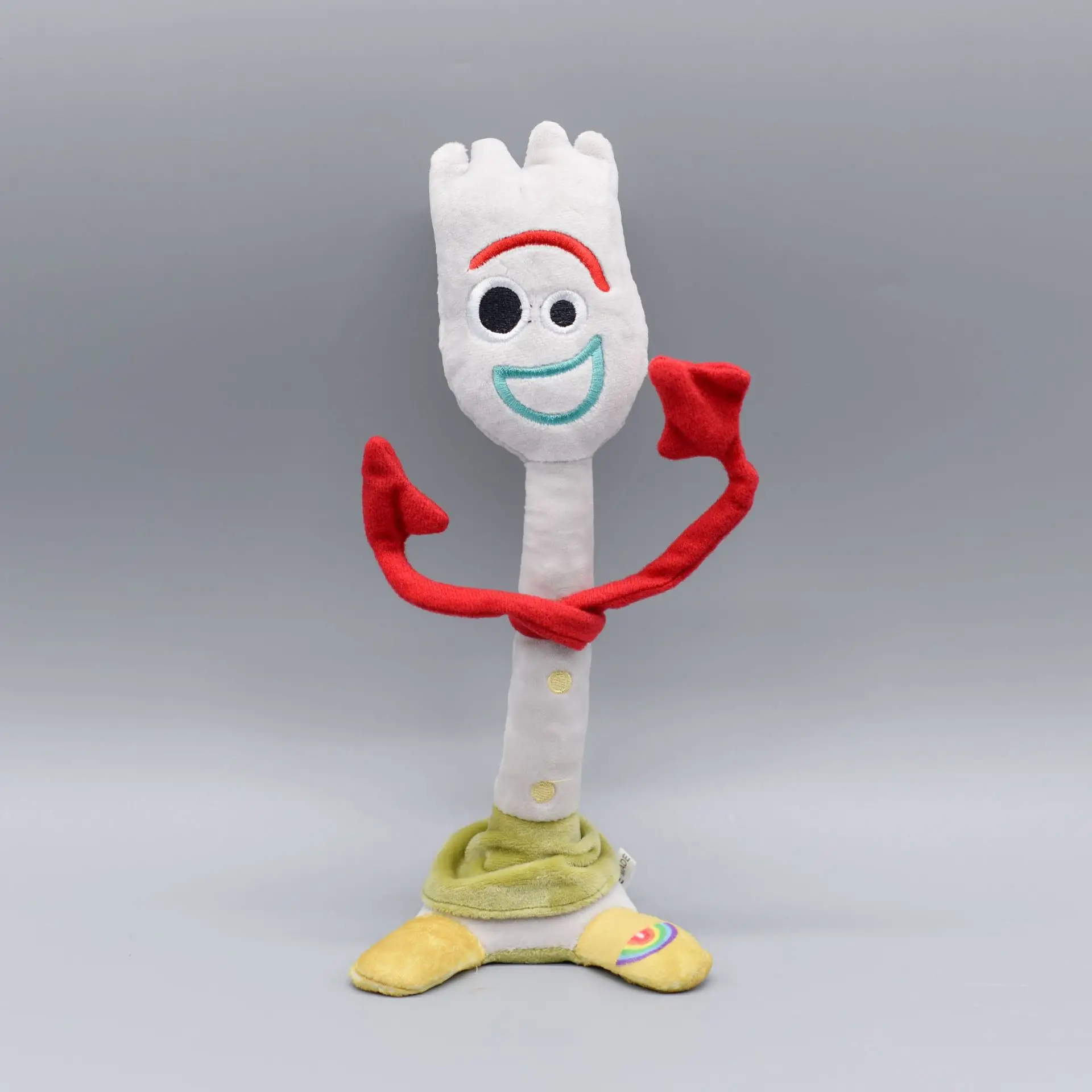 30 cm plush forky Ролик из мультфильма «История игрушек», 4 плюшевые куклы 15/20/25/30 см Forky и аппликацией в виде инопланетянина Базз чучела с изображением мультипликационного персонажа подарок для Для детей 15 см - Цвет: 30 cm plush forky
