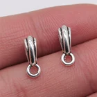 20 шт.  Лот подвески бусины под залог для изготовления ювелирных изделий 4x13 мм античное серебро цвет для изготовления ювелирных изделий Diy ювелирные аксессуары