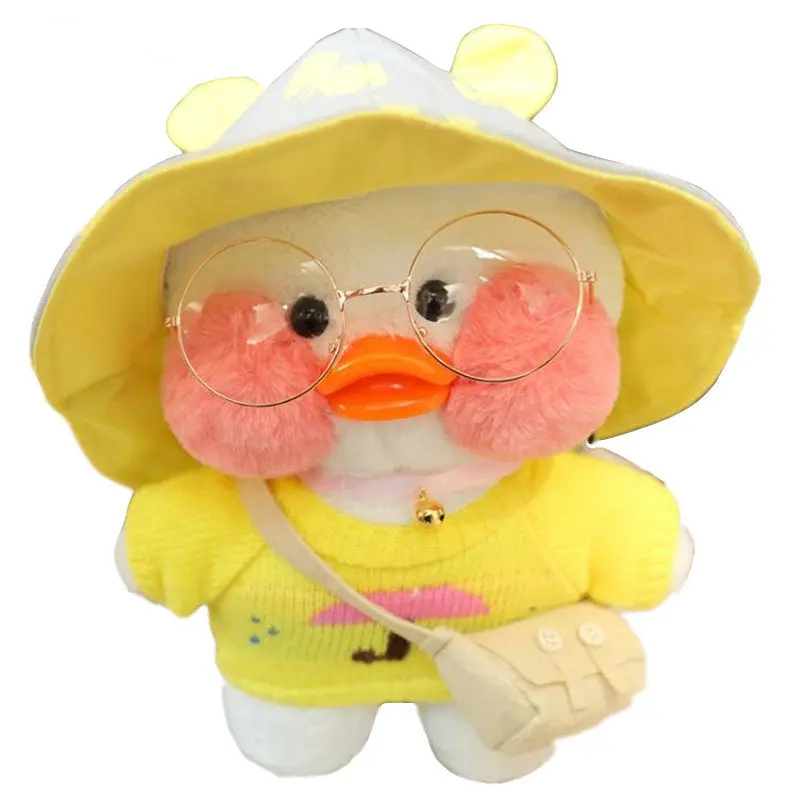 30 см LaLafanfan Plushie желтым утенком Животные Милые мягкие игрушки куклы для девочки