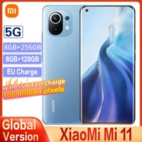global version mi xiaomi 11 8gb256gb 5g smartphone snapdragon 888 octa core 108 million pixels 120hz refresh screen