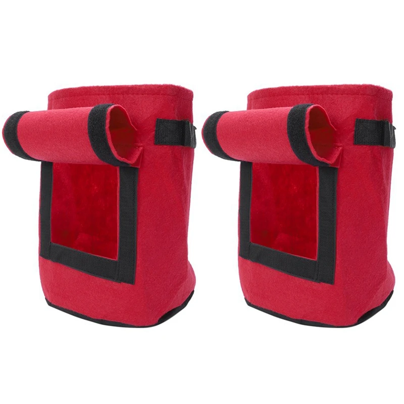 

3 Pack Potato Gg Bag Balcony/Garden Plant Gg Bag Vegetable Gg Container Plant Gg Bag Red 7 Gallon