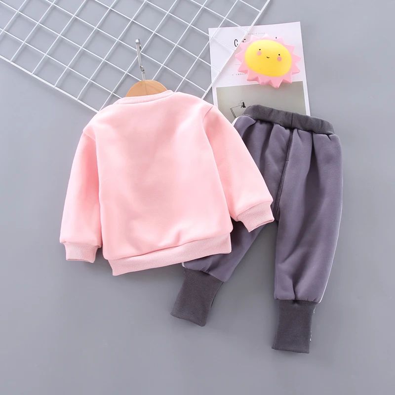 Комплект детской одежды для маленьких девочек IENENS зимние теплые парки комплект