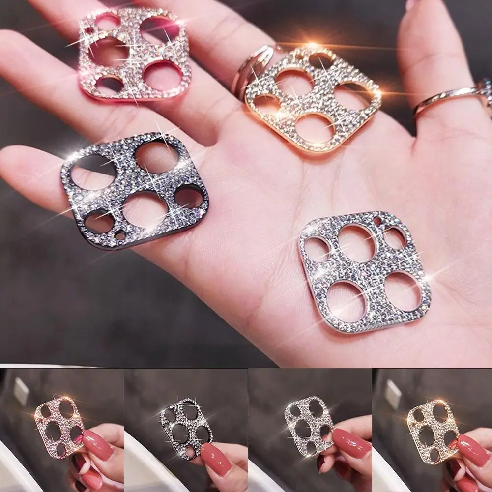 Полная защита объектива камеры для iPhone13 Водонепроницаемая вспышка Алмазная