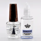 0,5 FL.OZ (15 мл) на прозрачной основе супер клей Бесплатная 30 мл для удаления волос парики шнурканакладки из искусственных волос Профессиональный салон аксессуар