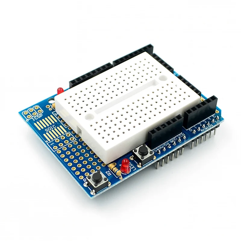 Макетный щит для arduino UNO R3 1 шт. с мини-макетной платой | Электронные компоненты и