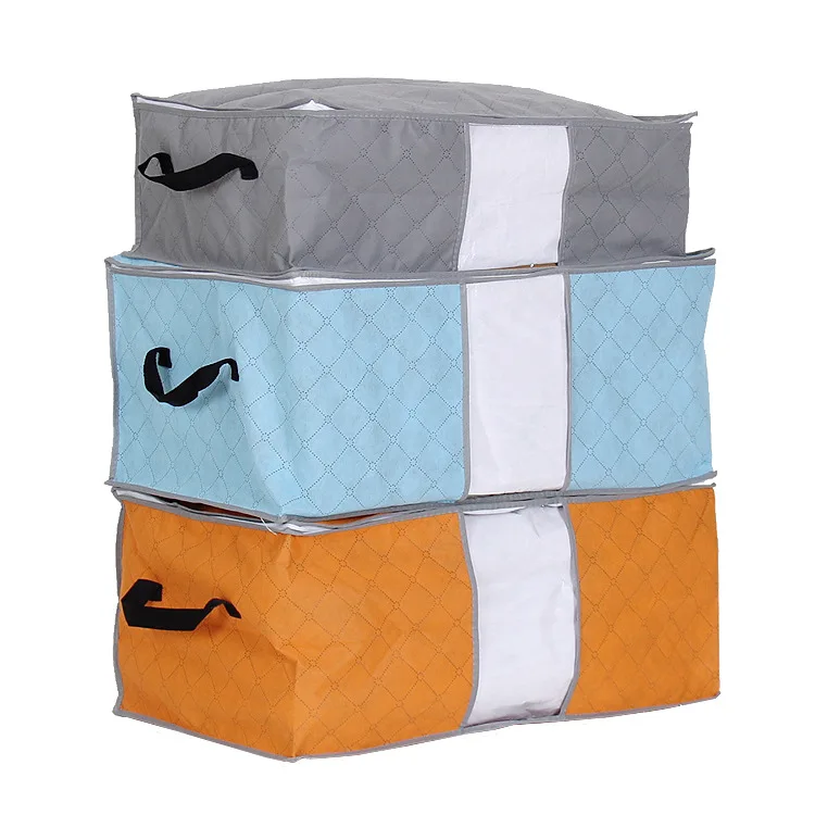 Новая Нетканая Портативная сумка для хранения одежды органайзер складной шкаф