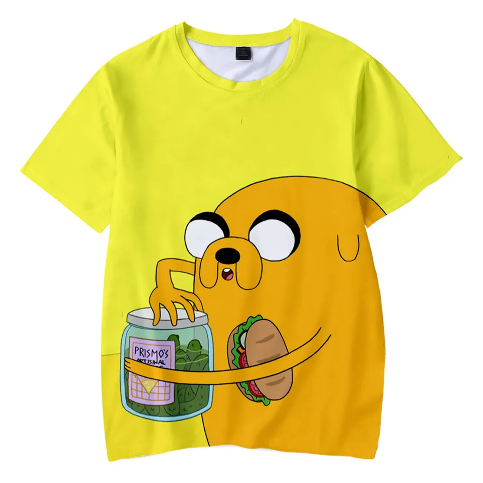 

Anime Adventure Time-S3D Printing Fashion Short Sleeve Boys and Girls Casual T-shirt Loose and Comfortable Large Size Top