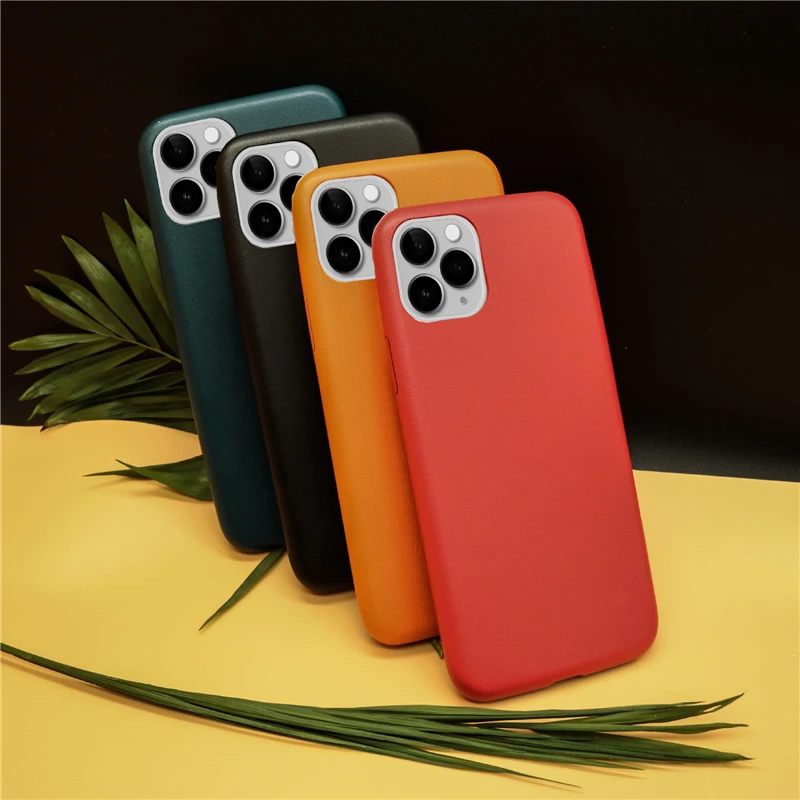 Оригинальный кожаный чехол для телефона iPhone 6 plus 7 8 xs Xsmax Xr 11/11Pro/11Promax se2 охлаждающий