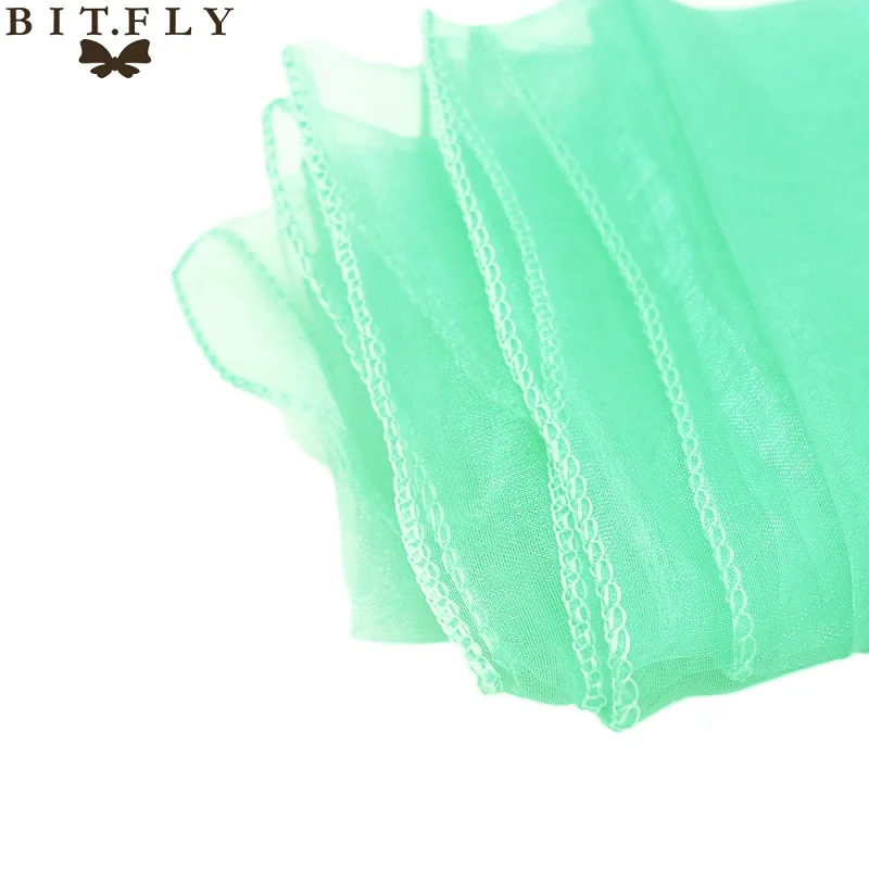 dark mint green Органза 180*180 см(70 дюймов) Свадебная вечеринка скатерть элегантный сплошной органза банкетный стол в гостинице - Цвет: dark mint green