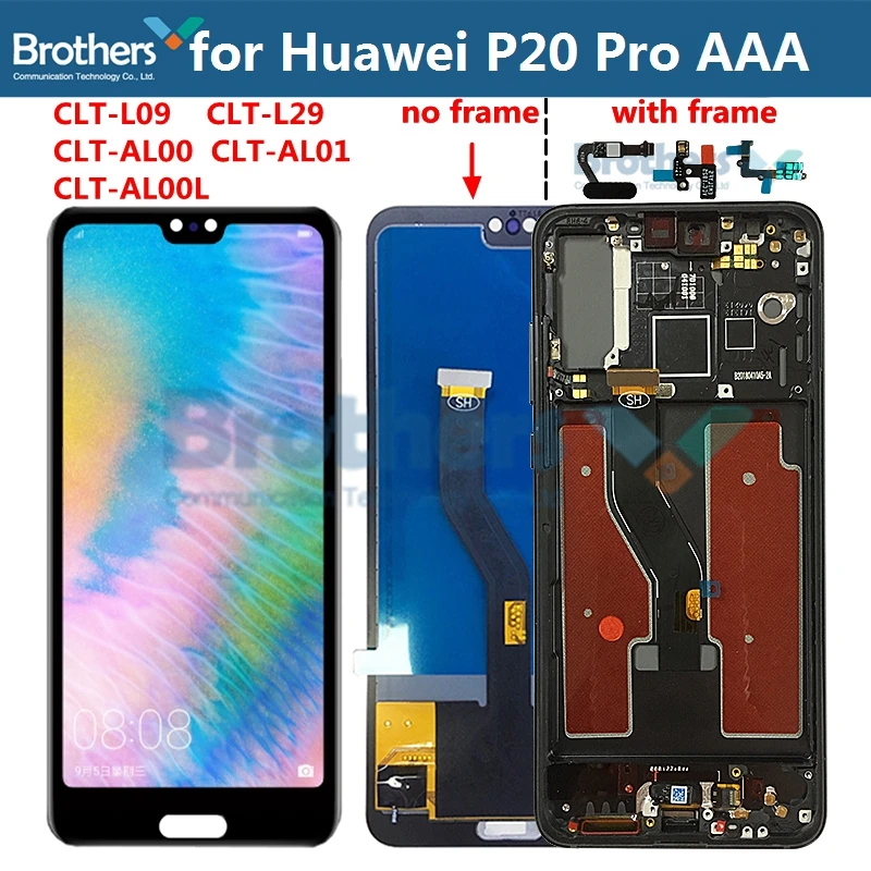 ЖК дисплей для Huawei P20 Pro P20Pro в сборе дигитайзер сенсорного экрана Pro/P20Pro/P20