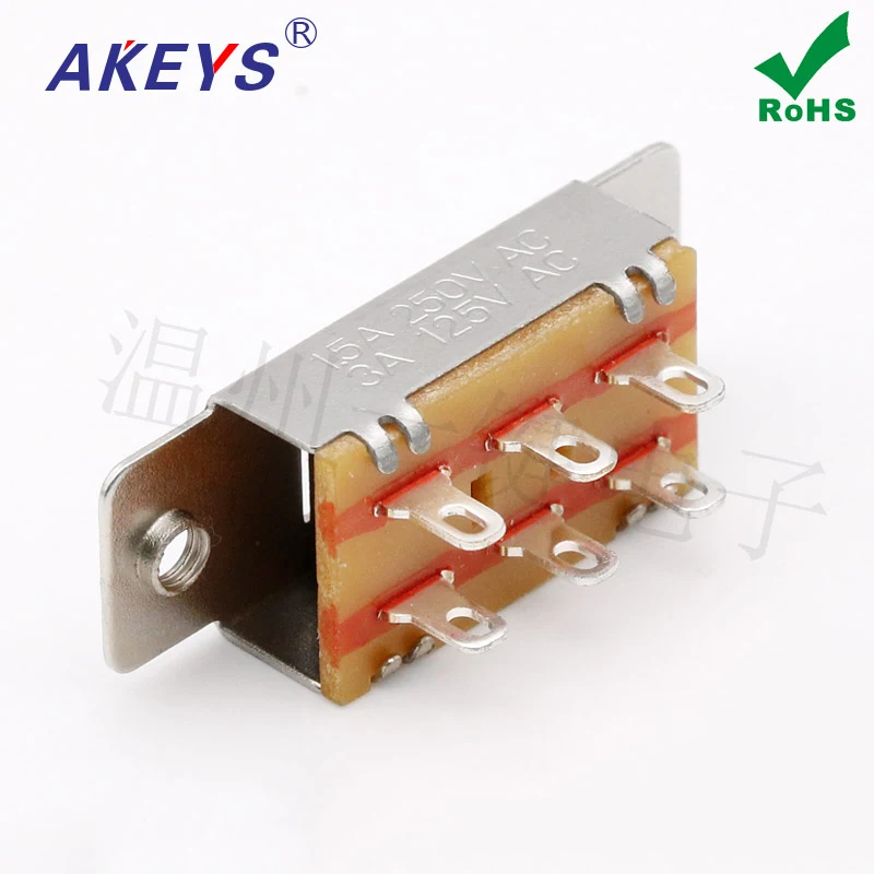 10 шт. вертикальный двухрядный переключатель 6 контактов|Выключатели| |