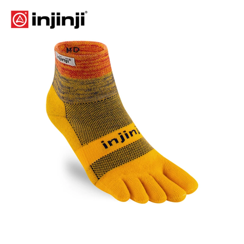 Кроссовки INJINJI с пятью пальцами носки 2019 Нескользящие быстросохнущие теплые для