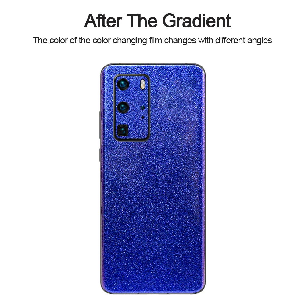 Градиентная блестящая пленка для Huawei Mate 20 Pro 20X 30 40 Nova 7 8 7se 8se накладка на заднюю