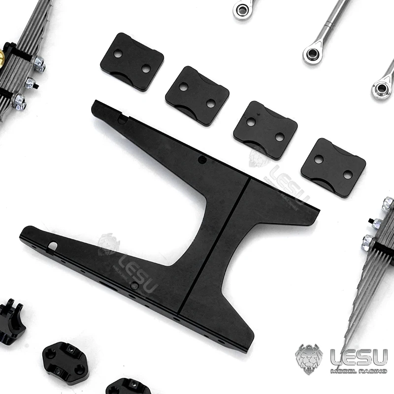 Металлическая задняя двойная подвеска набор только для LESU 1/14 Tamiya RC Axle Truck DIY